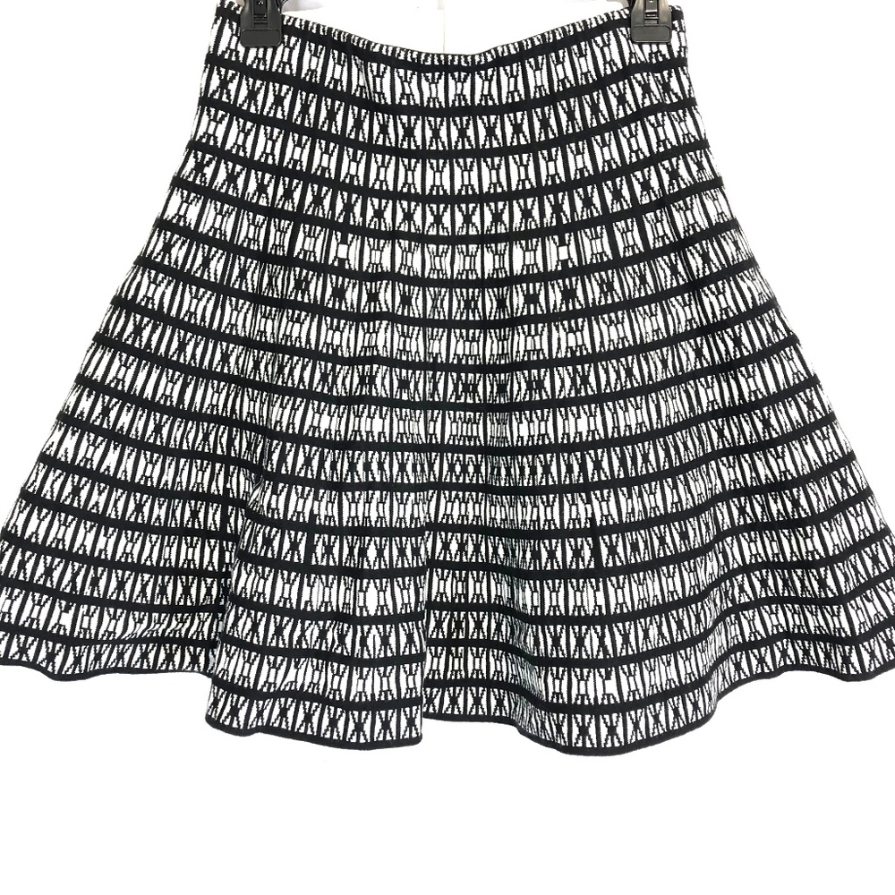 CYNTHIA ROWLEY Black Cotton Sweater Skirt ~sz S